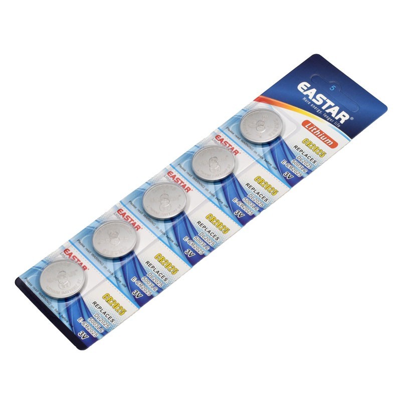CR2025 Li-ion 3V Eastar Battery - BL/5pcs