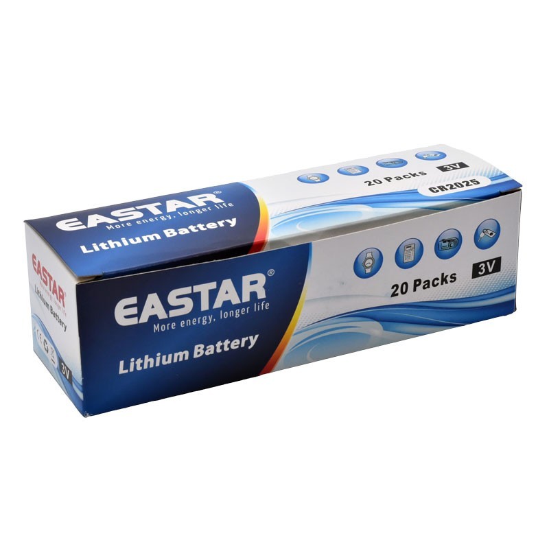 CR2025 Li-ion 3V Eastar Battery - BL/5pcs