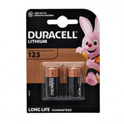 Duracell Lithium CR123/3V Battery - Blister 2 Pcs