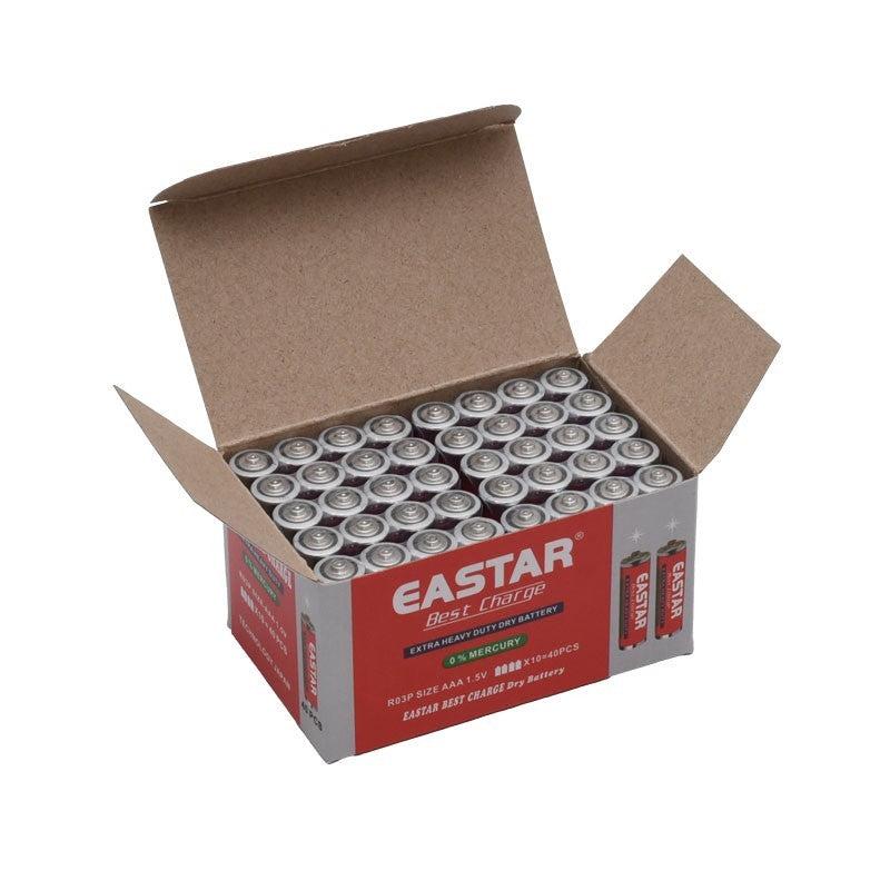 Eastar R3 - AAA 1.5V Non-Alkaline Heavy Duty Battery - Box/40Pcs