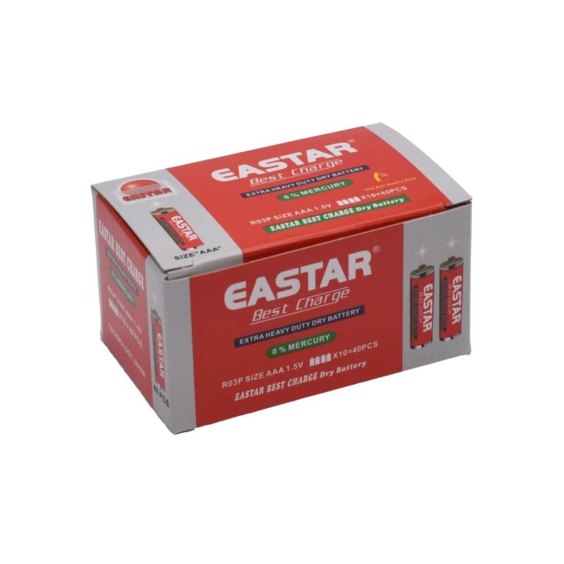 Eastar R3 - AAA 1.5V Non-Alkaline Heavy Duty Battery - Box/40Pcs