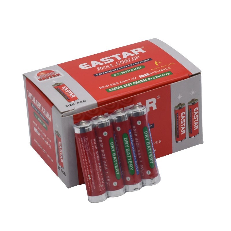 Eastar R3 - AAA 1.5V Non-Alkaline Heavy Duty Battery - Box/40Pcs