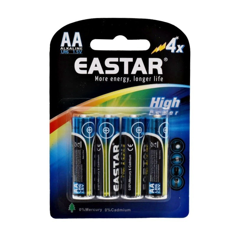 Eastar R6 - AA 1.5V Alkaline High Performance Battery - Blister/4Pcs