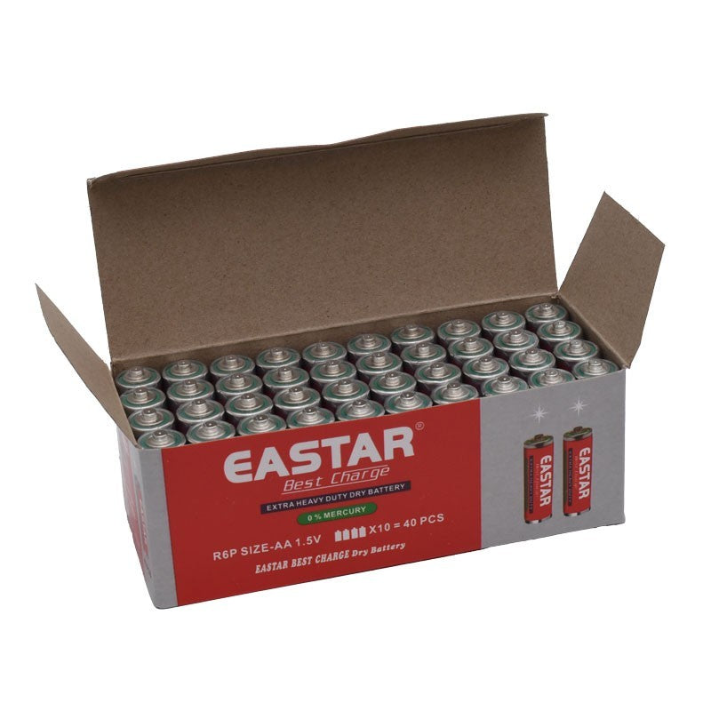 Eastar R6 - AA 1.5V Non-Alkaline Heavy Duty Battery - Box/40Pcs