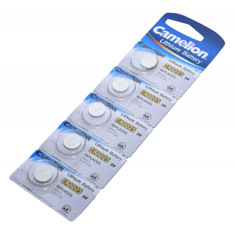CR 1225 Li-Ion Camelion Batteries 5 Pcs