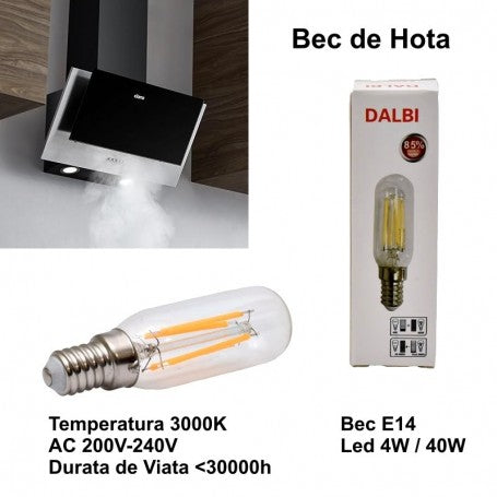 Hood Light Bulb with LED 4W / E14