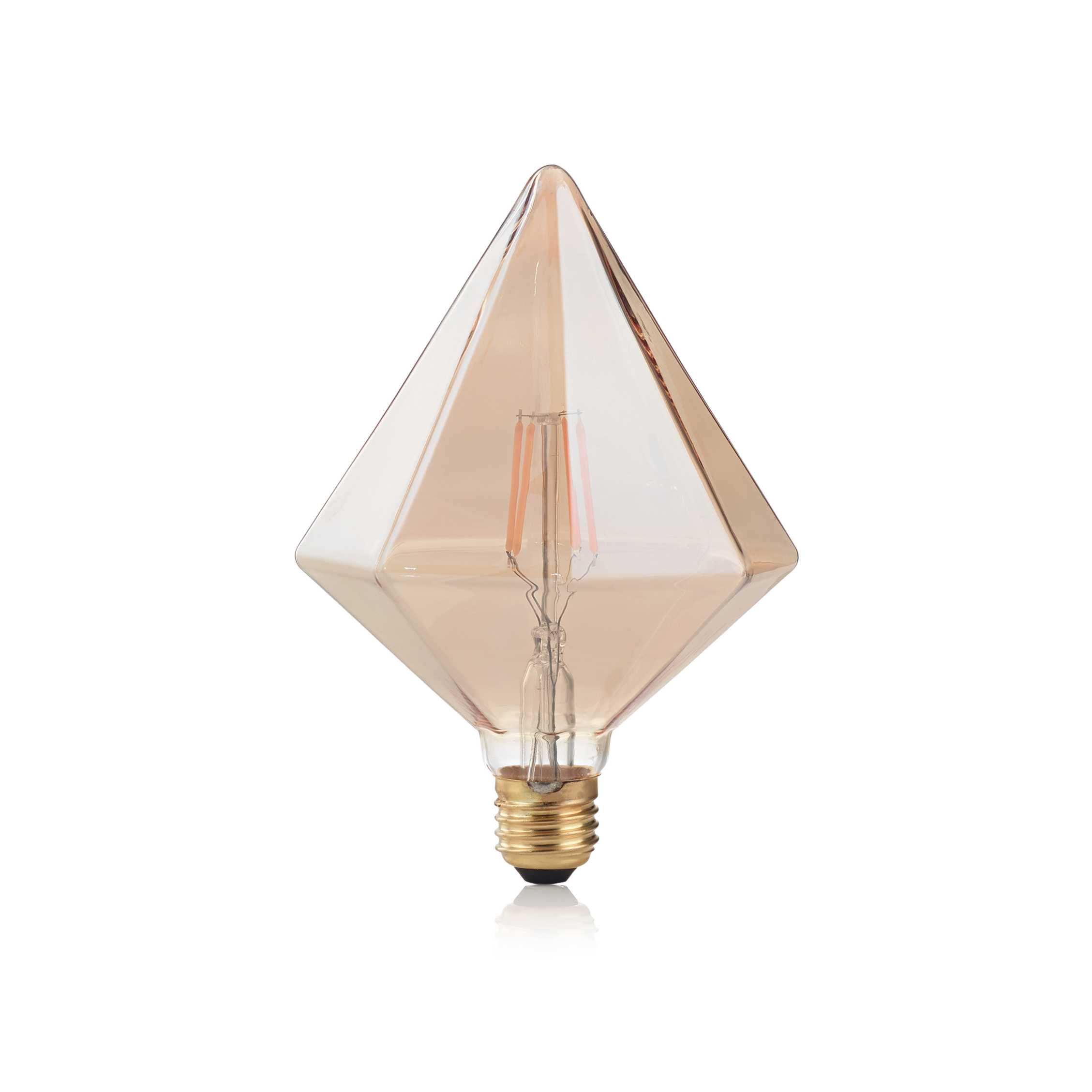 Bulb, E27 Pyramid 4W 2200K CRI80 Amber