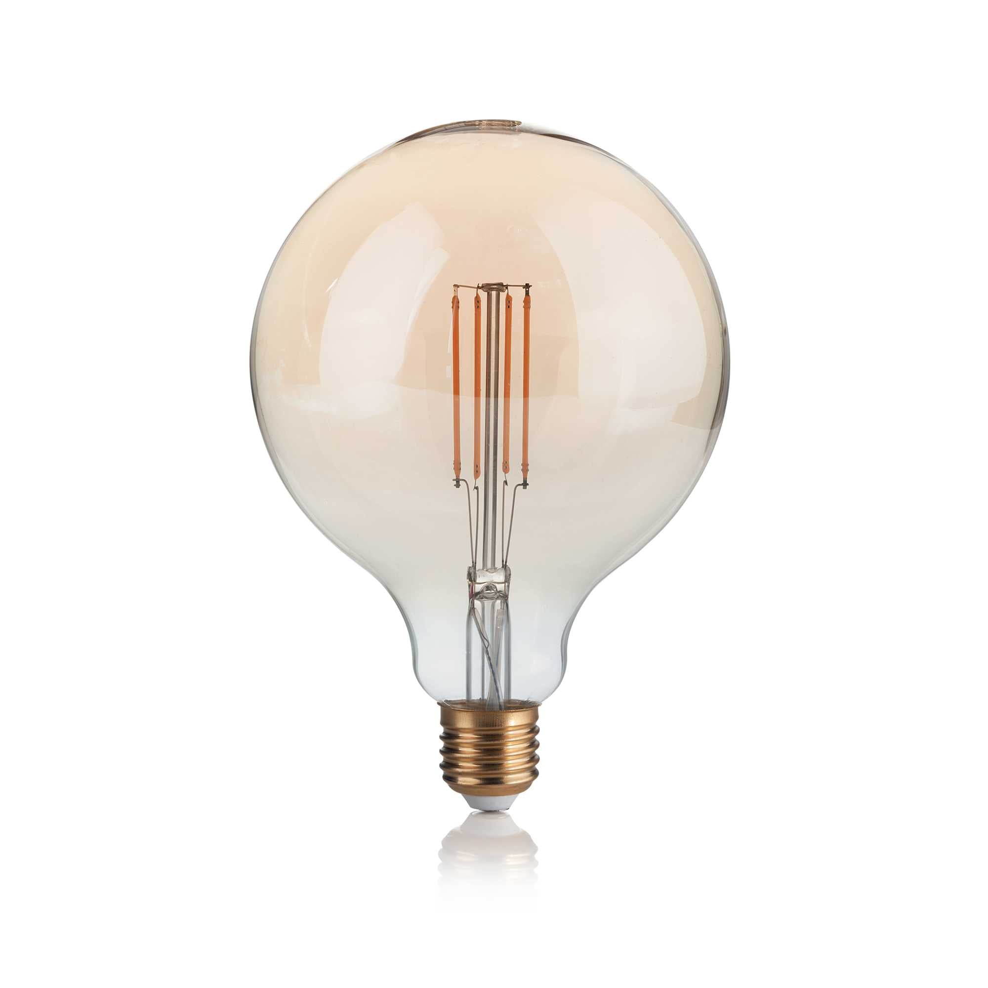 Bulb, E27 Globe D125 04W 2200K CRI80 Amber Dimmable
