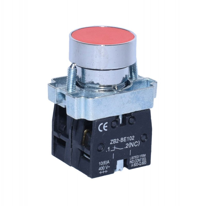 Push Button Motor BA45 Red 10A