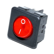 Red LED Square Button 30X30X35mm