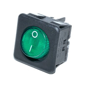 Square Green LED Push Button 30X30X35mm