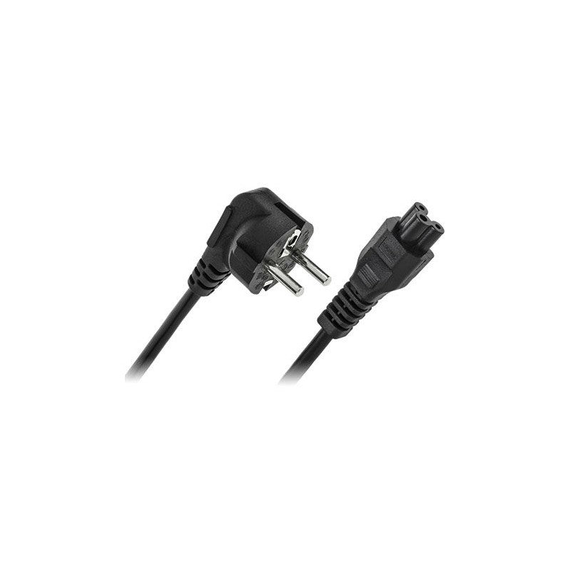 Laptop power cable with triangular 3-PIN plug, 1.5m length, 3x0.75mm2