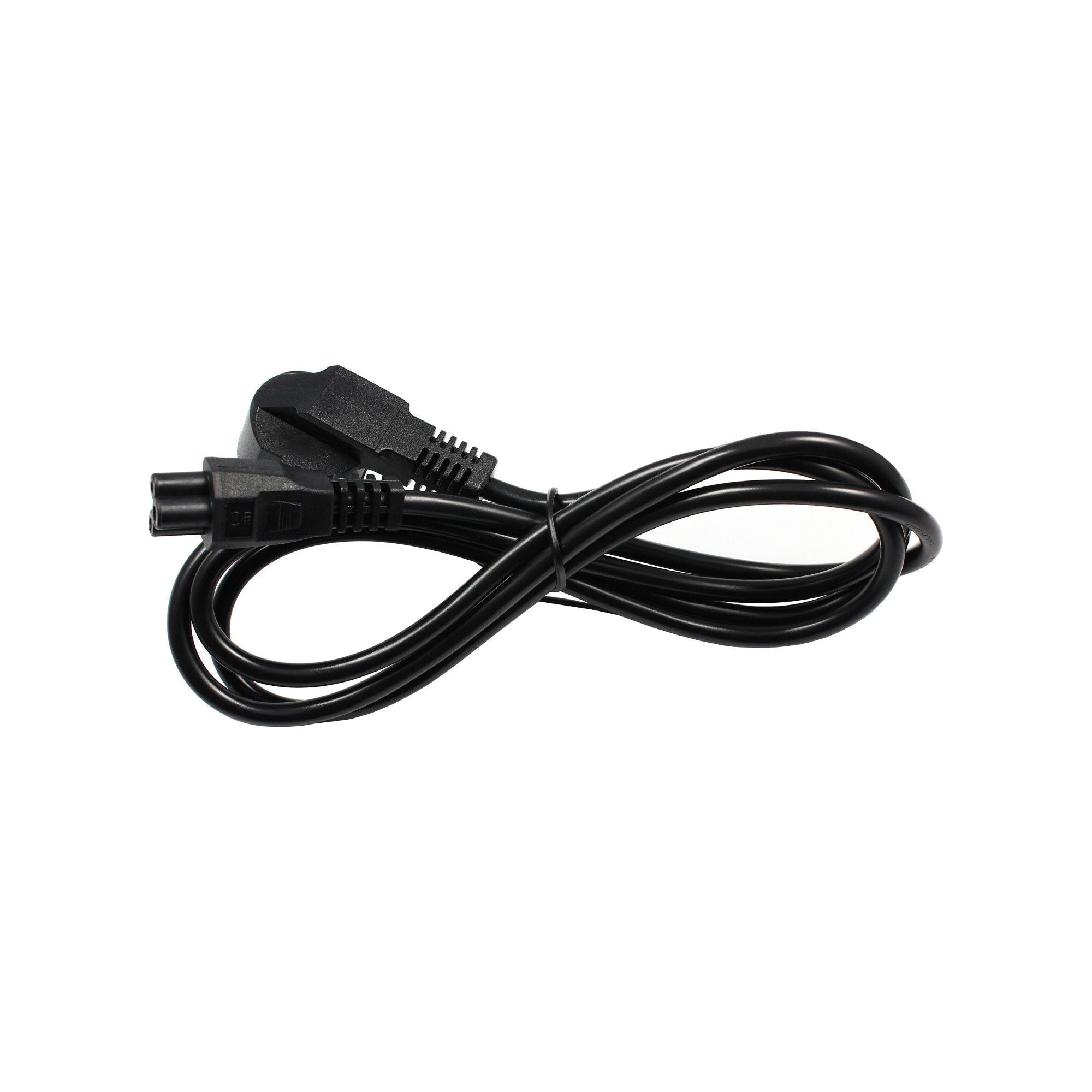 Laptop power cable with triangular 3-PIN plug, 1.5m length, 3x0.75mm2