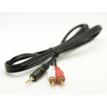 3.5mm Male Jack to 2 RCA Male Audio Cable, 5m