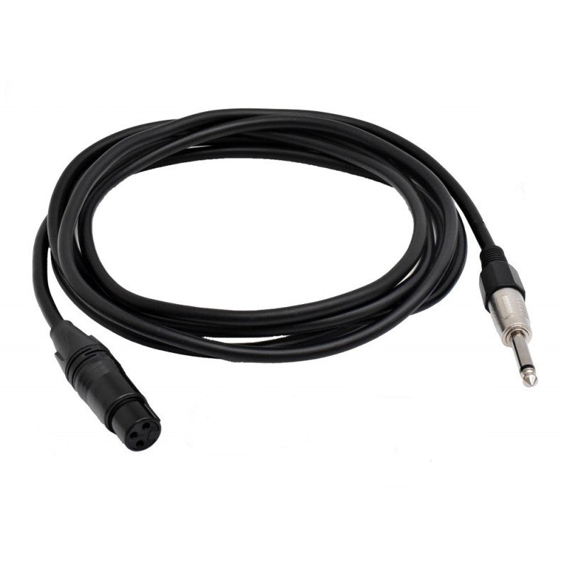 Audio Cable Jack 6.3 Male MO – XLR Female Prof – 6mm / 3m
