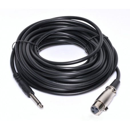 Audio Cable Jack 6.3mm Male - XLR Female, 10M