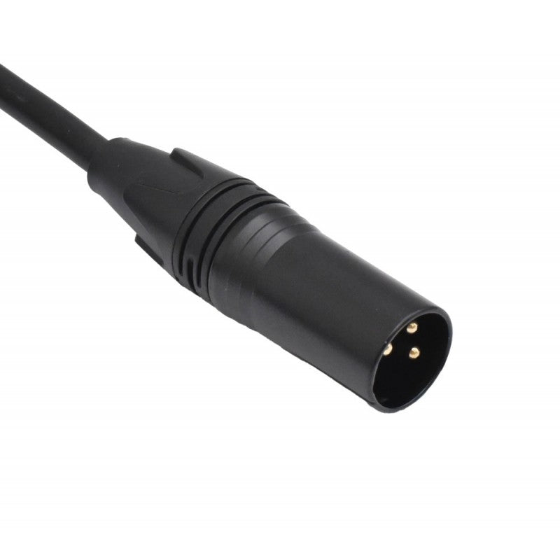 Professional XLR Male to XLR Female Audio Cable - 6mm / 3m