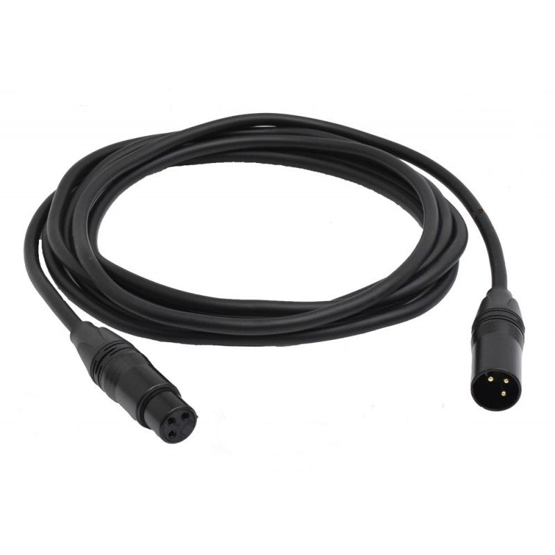 Professional XLR Male to XLR Female Audio Cable - 6mm / 3m