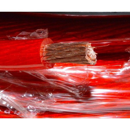 Car Power Cable Red CU+AL 8GA 6.7mm 25m/Roll