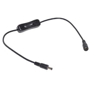 DC Cable 2.1x5.5mm, with Switch, 50cm