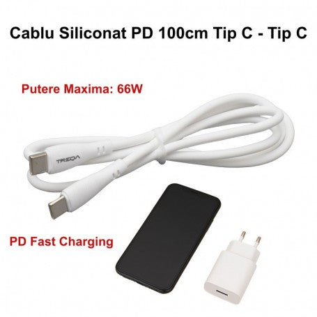 Silicone Data Cable Type C / PD-PD 100cm CA-8985
