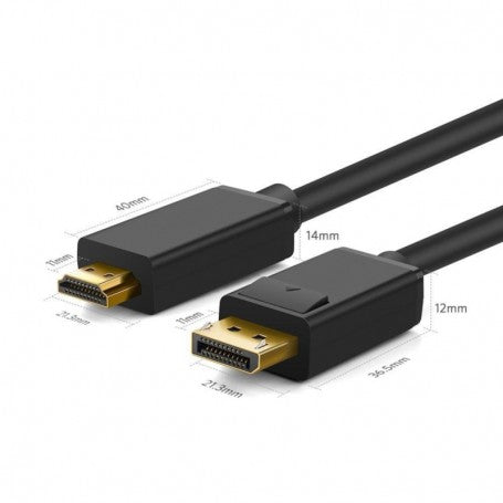 DisplayPort to HDMI Cable, 3m Length