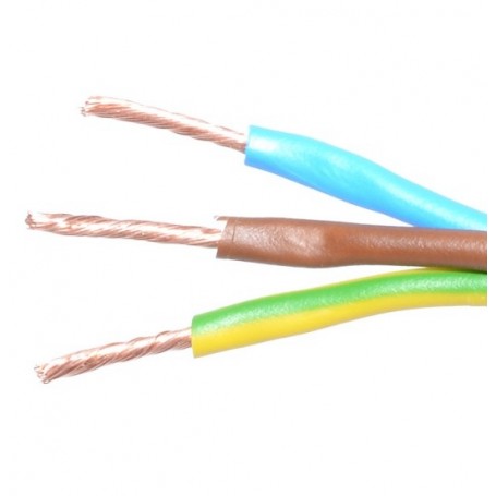 Stranded Electric Cable, MYYM, White, 3x2.5mm, 100m Roll