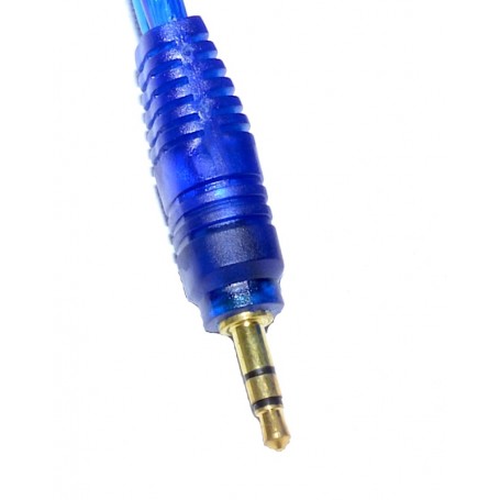 Jack 3.5mm Stereo Male to 2x Jack 6.3mm Mono Male Siliconized Cable, 5m, Professional