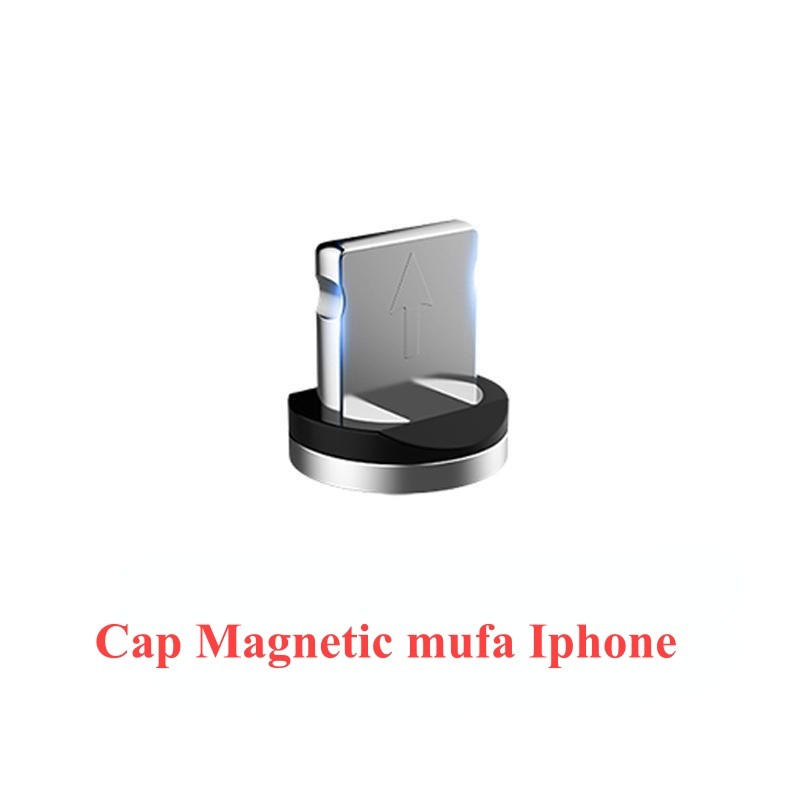 Magnetic Charging Cable for iPhone/Type-C/Micro-USB, 3 Plugs included