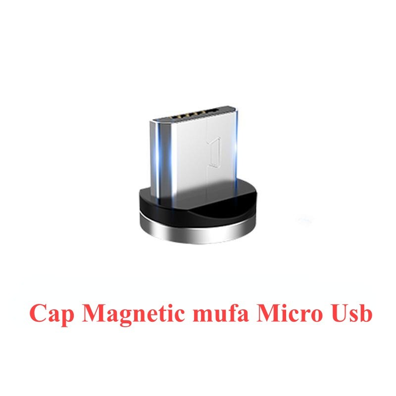 Magnetic Charging Cable for iPhone/Type-C/Micro-USB, 3 Plugs included