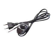 Black Cable with Plug and Dimmer 1.5m*2*0.5mm²