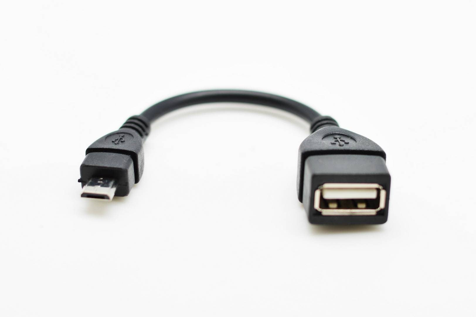 OTG Cable - Micro USB Male, 10cm