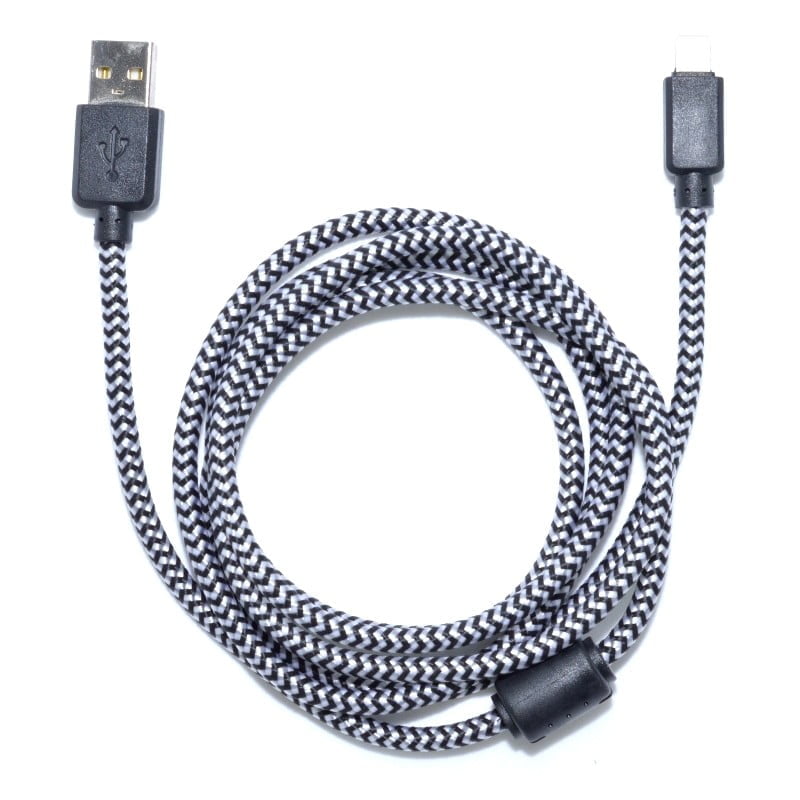 USB Cable For iPhone with Filter / Braided / 100CM