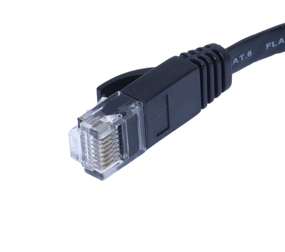 Flat CAT6 Gigabit UTP Cable, 20m