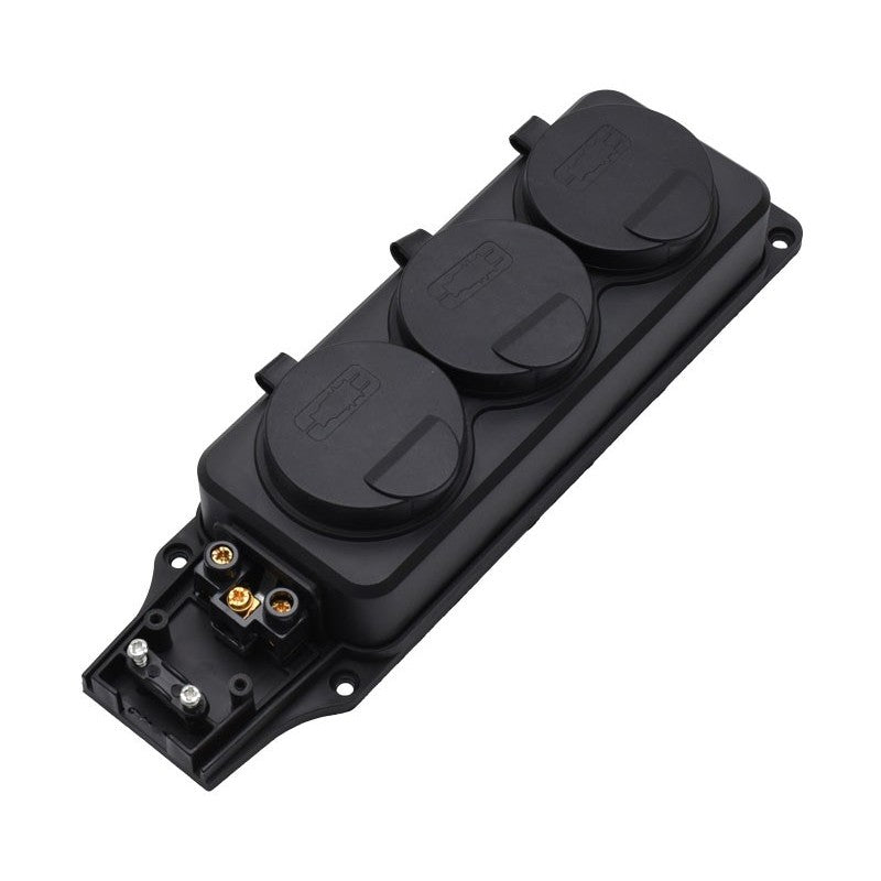 3-Way Power Strip Head with Rubber Cover, 3500W