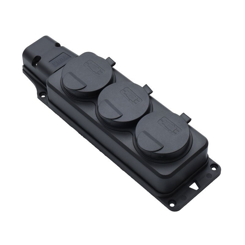 3-Way Power Strip Head with Rubber Cover, 3500W