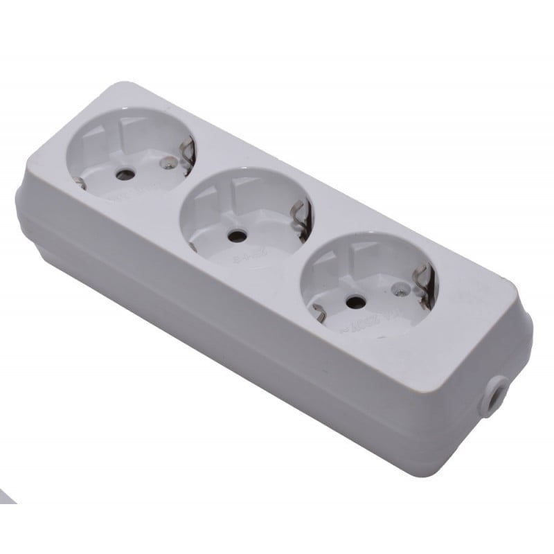 3-Socket Extension Head with Ceramic