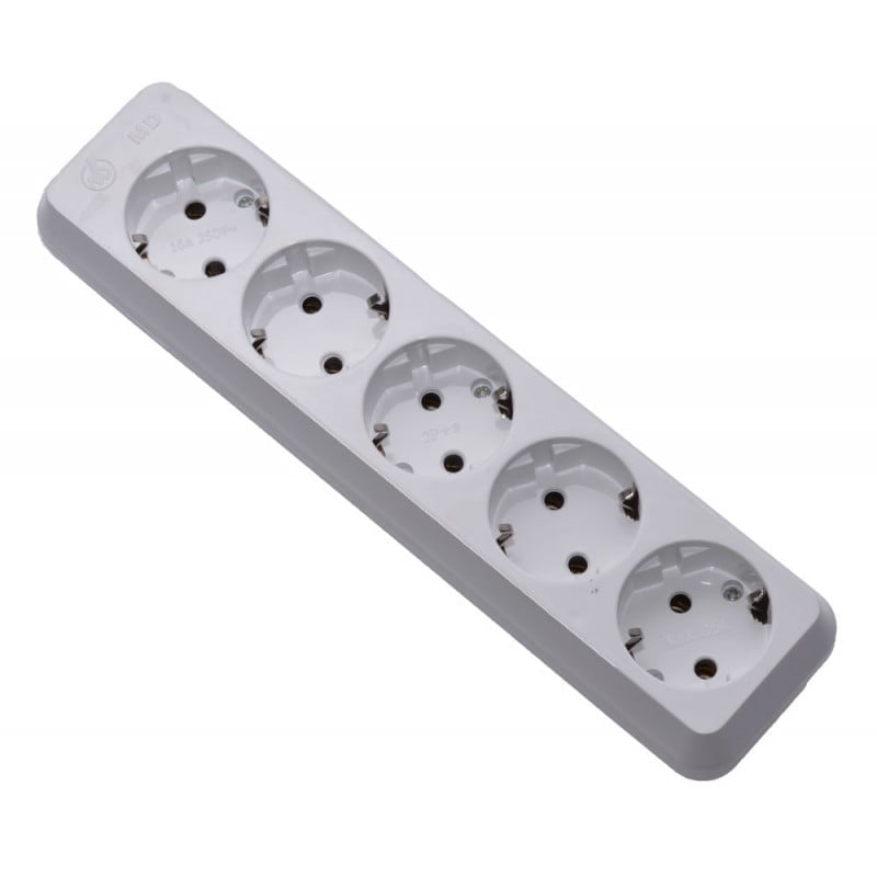 5-Outlet Extension Cord with Ceramic Protection