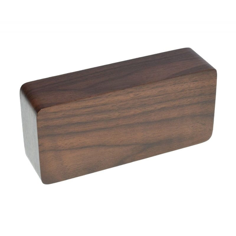 Brown Wooden Digital Clock with White LED