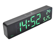 Digital Clock DS-6625 Black with Green LED