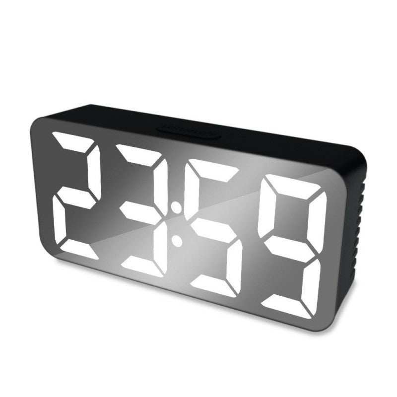Digital Mirror Clock, White LED, Alarm