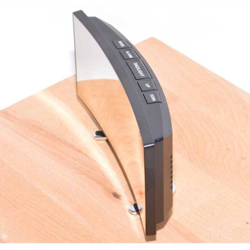 DT-6507 Clock White LED LCD Mirror