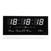 White LED Electronic Clock 3615D, Alarm