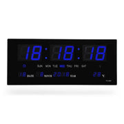 Blue LED Digital Clock 3615D, Alarm