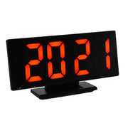 Modern Room Clock with Red LED, Alarm