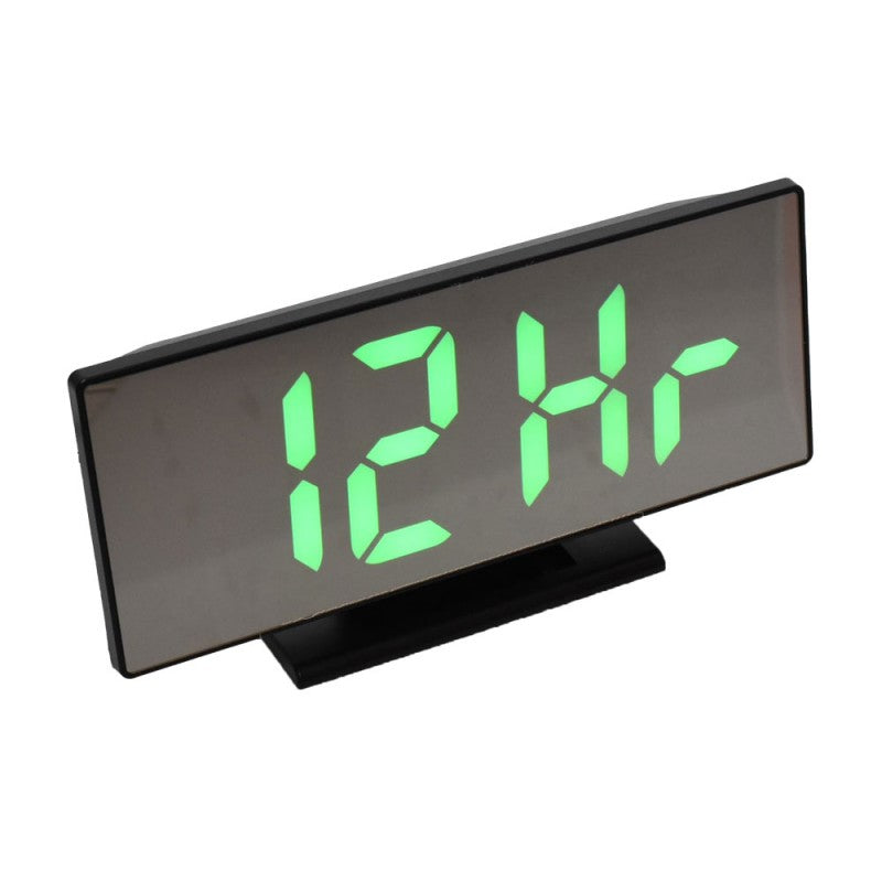 Modern Clock with Green LED and Alarm