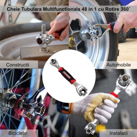 48-in-1 Rotating Socket Wrench
