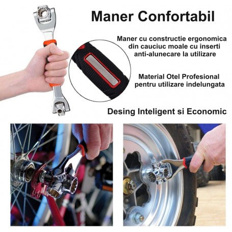 48-in-1 Rotating Socket Wrench