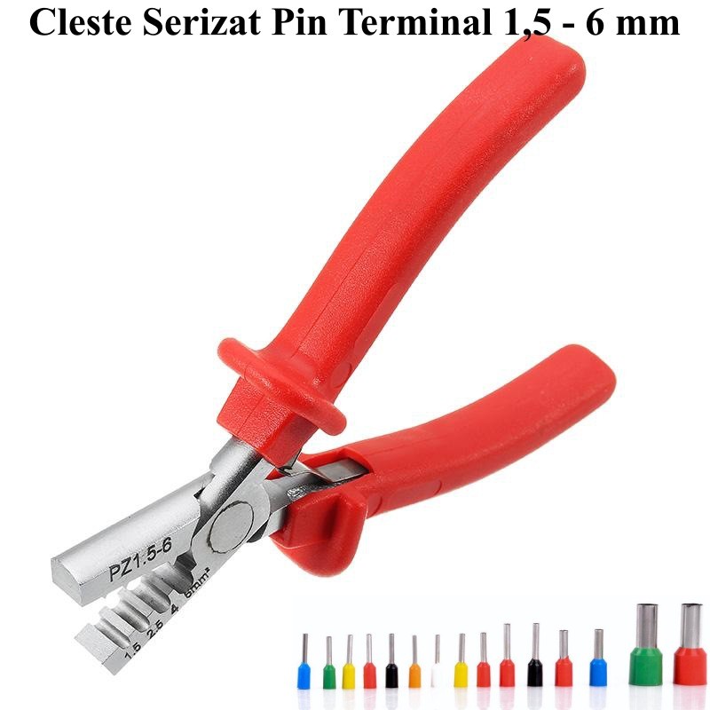Crimping Tool for Pin Terminals / PZ1.5-6