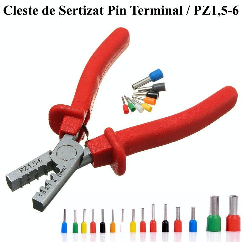 Crimping Tool for Pin Terminals / PZ1.5-6